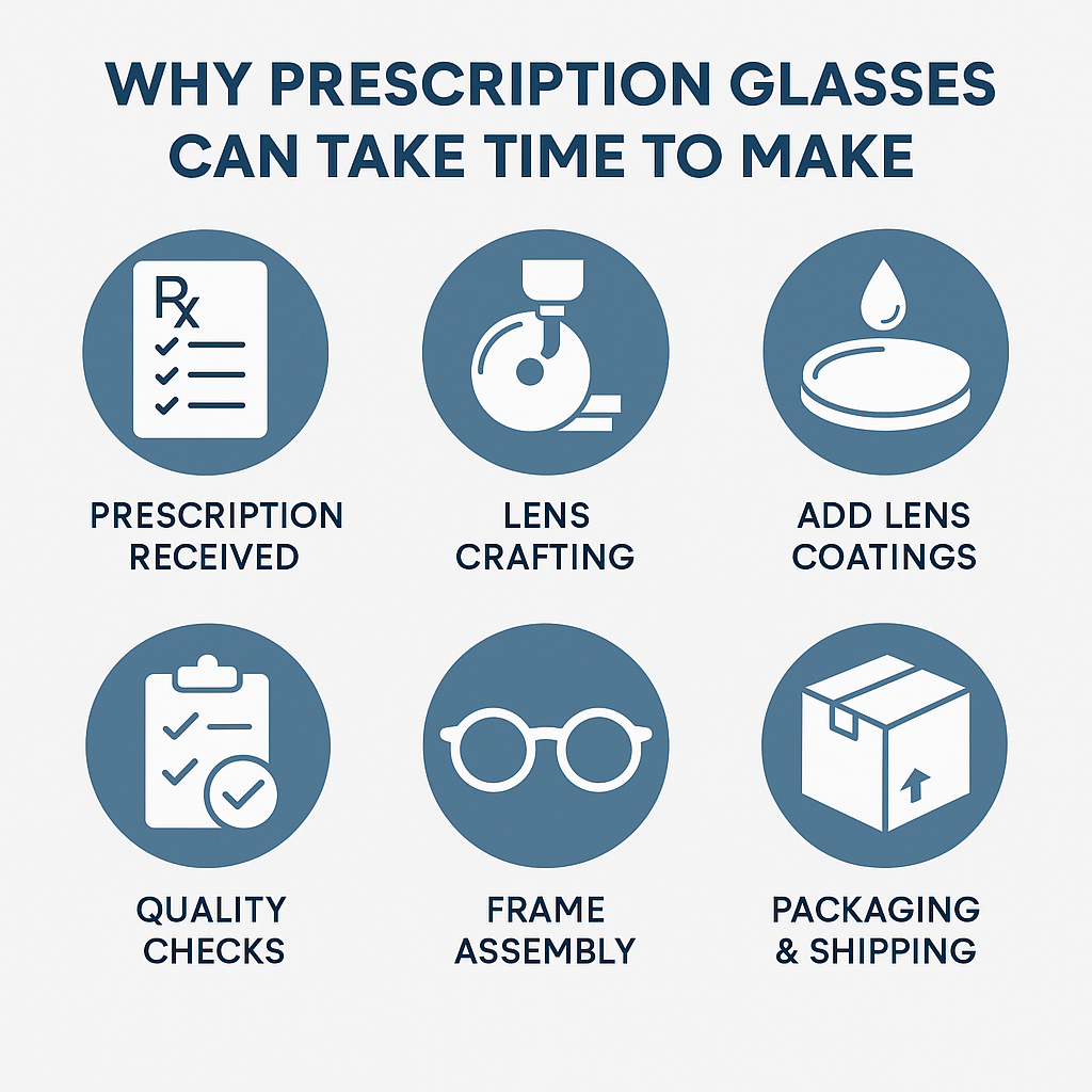 Why Prescription Glasses Take Time to Make