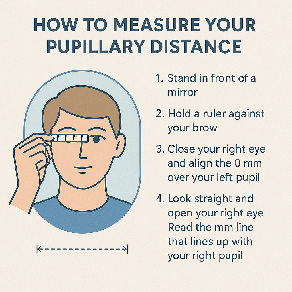 How to Measure Your Pupillary Distance (PD) – Choice Eyewear